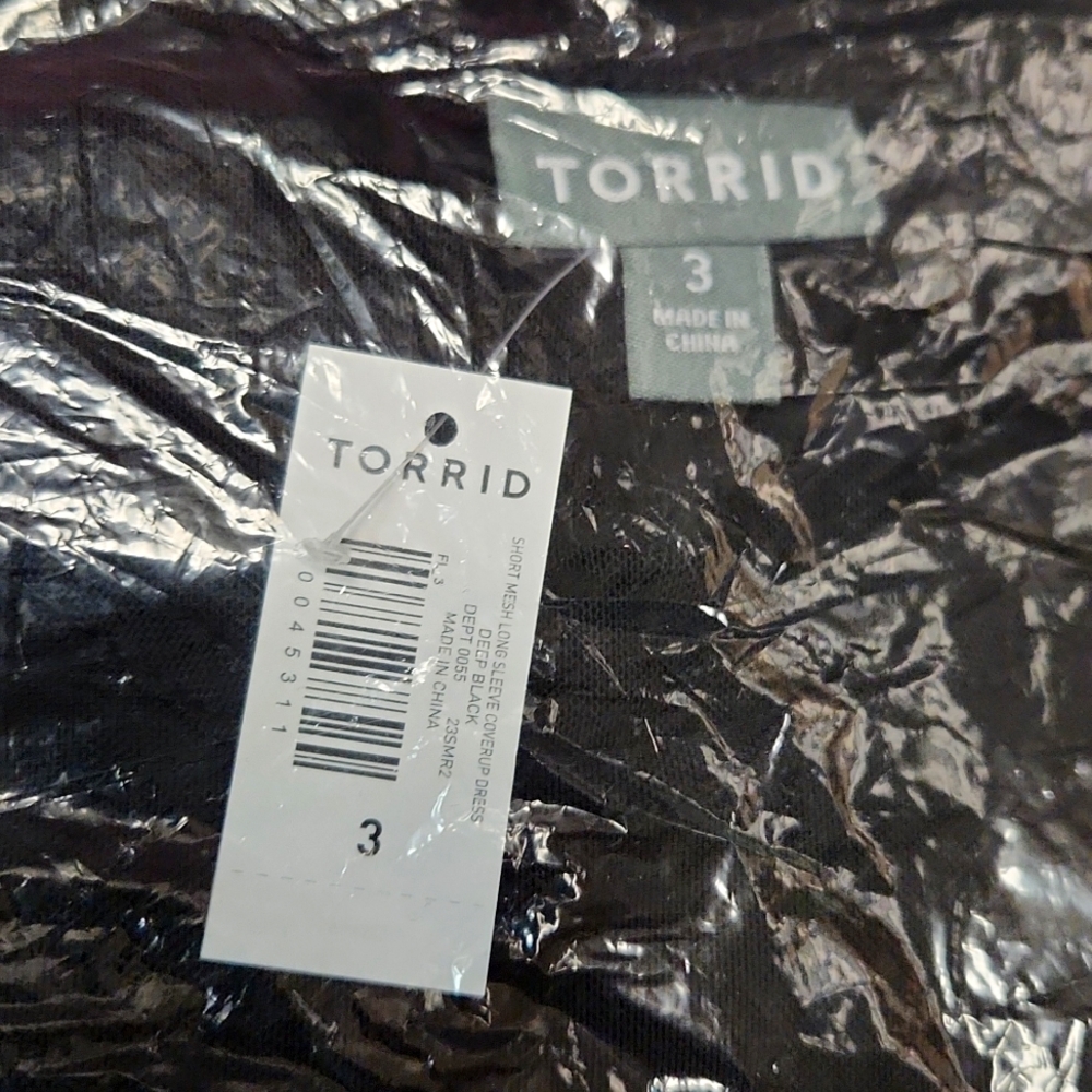 ❤️NWT TORRID SWIM COVER DRESS - MESH SEMI SHEER BEACH COVERUP PLUS SIZE LINGERIE - Picture 8 of 12